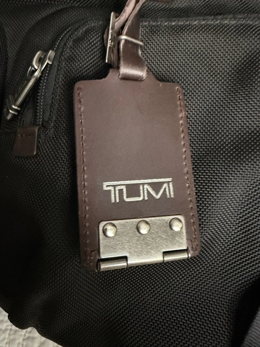 TUMI Alpha Bravo Essential Tote Black & Brown Travel Bag